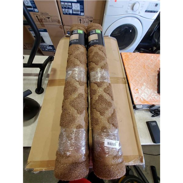 NEW Lot of 2 Studio Utility Mats 35x47" - Brown