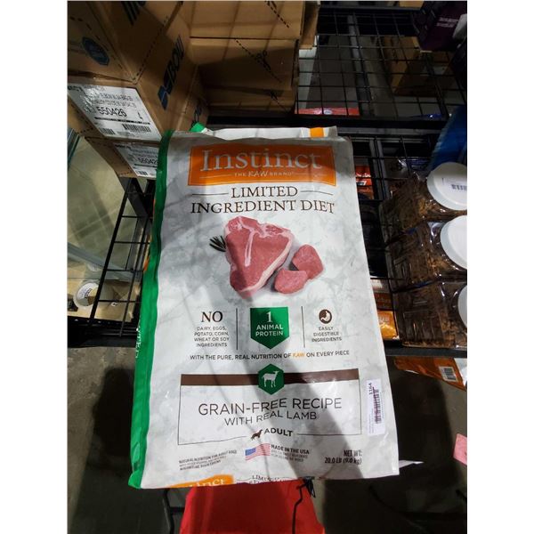 Instinct Grain Free Adult Dog Food 20lbs
