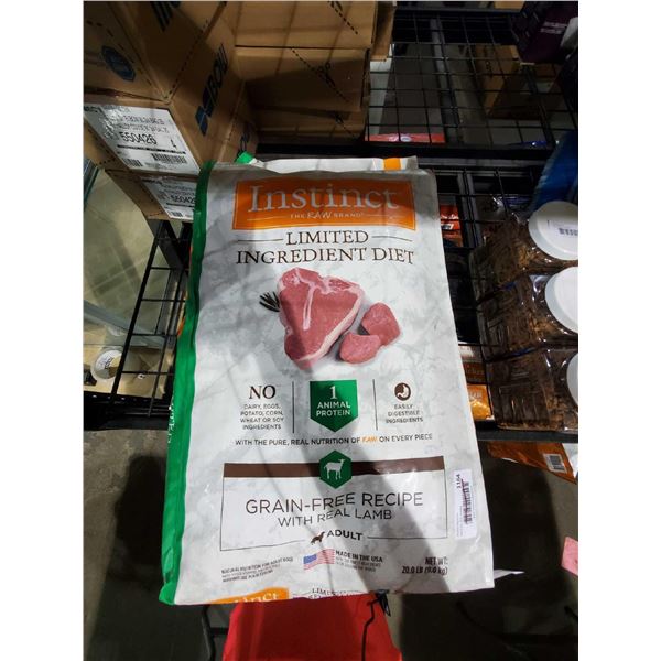 Instinct Grain Free Adult Dog Food 20lbs