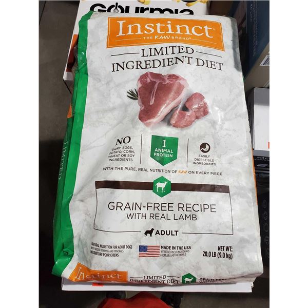 Instinct Grain Free Lamb Adult Dog Food 20lbs