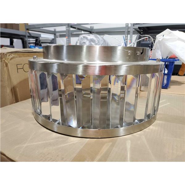 Round 1 Tier Ceiling Chandelier - OUT OF BOX - SOLD AS IS