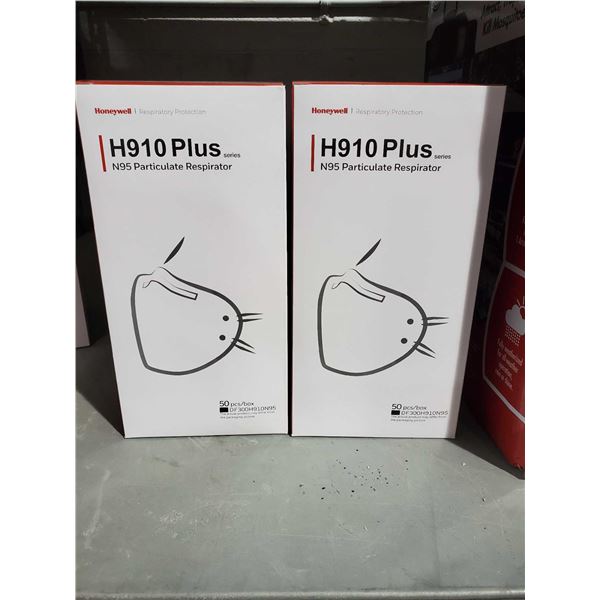 Honeywell H910 Plus - N95 Particulate Respirators 2X50pc