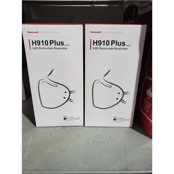 Honeywell H910 Plus - N95 Particulate Respirators 2X50pc