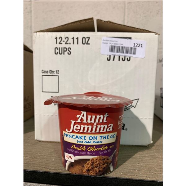 Aunt Jemima Double Chocolate Pancake on The Go 12x2.11oz Cups