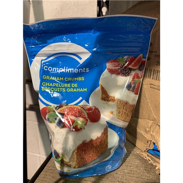 Compliments Graham Crumbs 12x400g