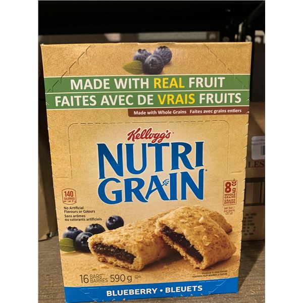 Nutri Grain Blueberry Fruit Bars Lot of 2 x 16