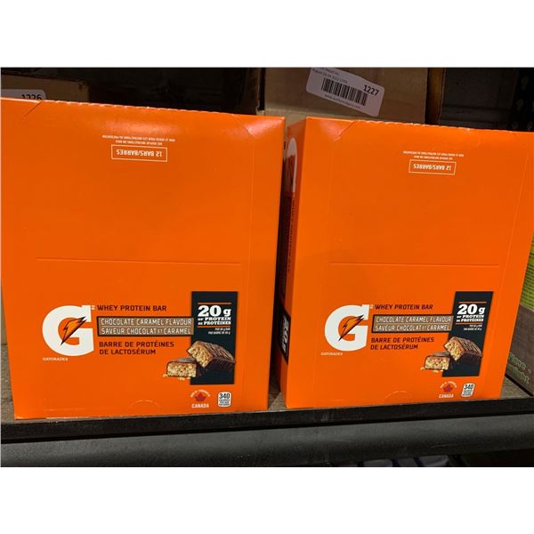 Gatorade Whey Protein Bars- Chocolate Caramel Flavour (2 x 12 x 50g)