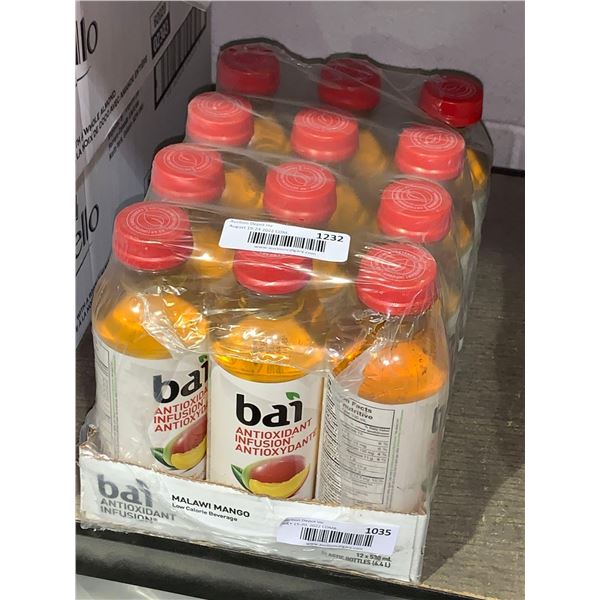 Bai Antioxidant Infusion Mango Juice case lot of 12 x 530ml