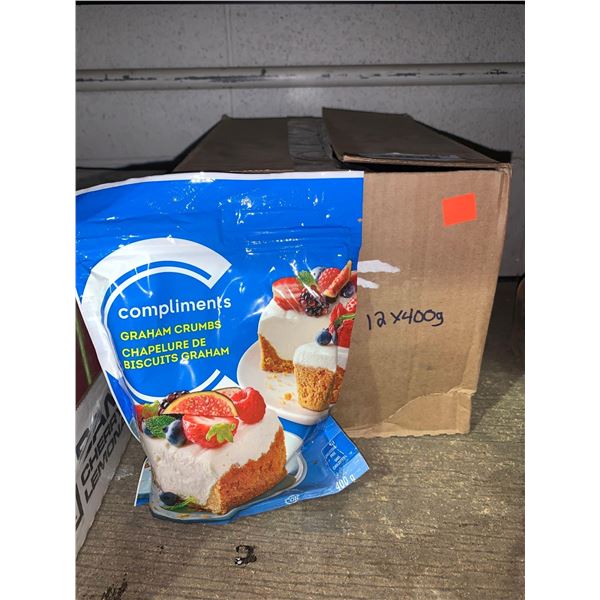 Compliments Graham Crumbs 12x400g