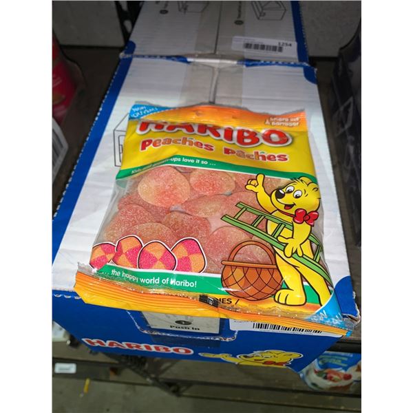 Haribo Peaches Gummie Candies 12x175g