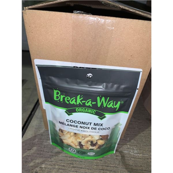 Case lot of Break a way organic coconut mix 12 x 85g