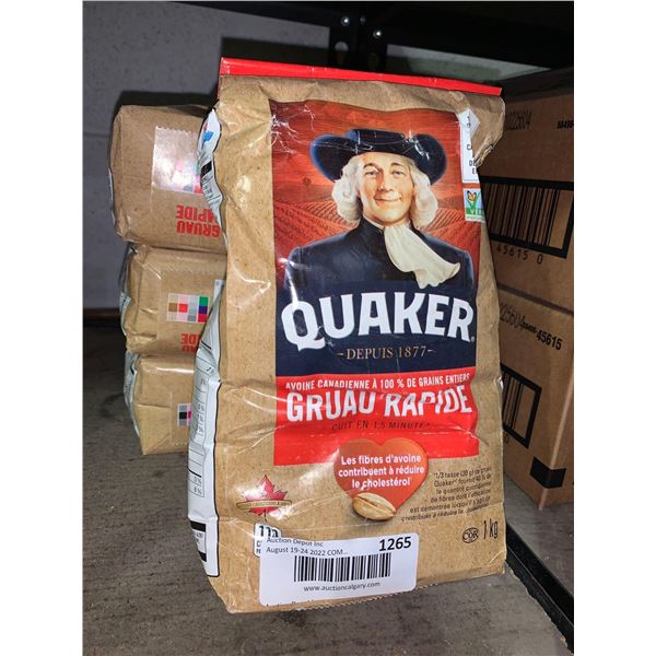 Quaker Quick Oats (4 x 1kg)