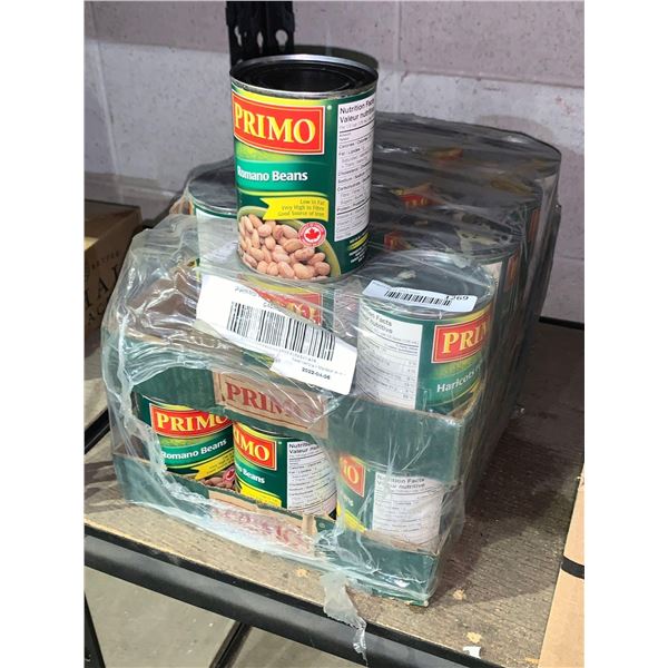 Primo Romano beans Case lot of 24 x 540m