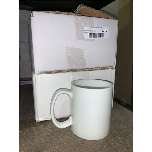 NEW Oneida Bright White Coffee Mugs (2 x 6ct)