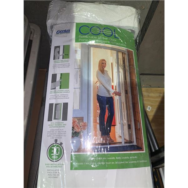 Genius Cool Retractable Screen Door (6ft 8in)