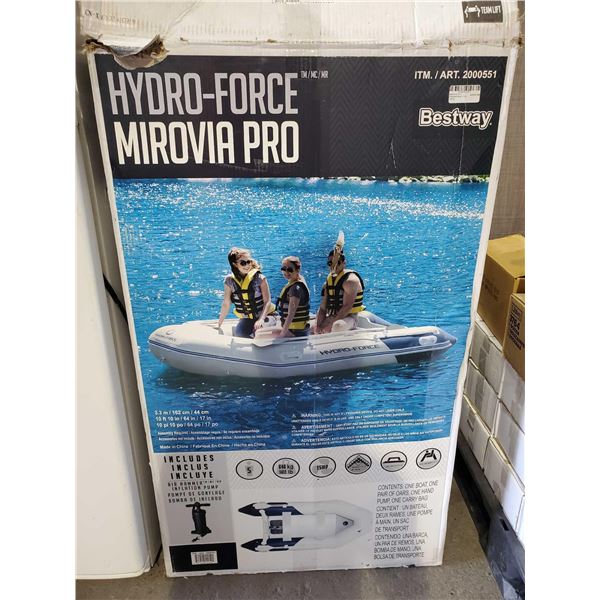 Hydro-Force Mirova Pro Inflatable Boat - OPEN BOX - SOLD AS IS