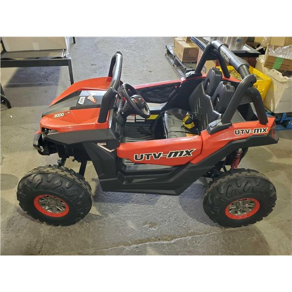 KOW 24V Off-Roader UTV-Mx Electric Kids' Ride-On Car  OUT OF BOX - SOLD AS IS
