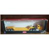 Image 2 : Peterbilt Die Cast 1:32 Scale Openable Doors New Ray Long Hauler Rig