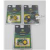 Image 2 : Three Athean John Deere 1:50 Scale Diecast
