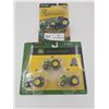 Image 1 : Ertl John Deere Tractor Set and John Tractor w/Loader 1:64 Diecast