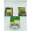 Image 1 : Three Assorted ERTL John Deere Farm /Construction Equipment 1:64