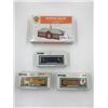 Image 1 : Bachmann School House Scale Model And Three Industrial N Scale Train Cars