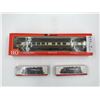 Image 1 : HO Rivarossi Train Car And Two Locomotive Train Cars