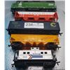 Image 2 : Burlington Northern 2098 Locomotive and Four Train Cars Lot