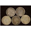Image 2 : 1935,41,42&2-1943 SOUTH AFRICA SILVER 3 PENCE