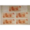 Image 2 : 5-CENTRAL BANK OF ARGENTINA 1 PESO CRISP UNC BILLS