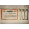 4 ASSORTED VINTAGE RAILROAD STOCK CERTIFICATES