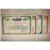 Image 2 : 4 ASSORTED VINTAGE RAILROAD STOCK CERTIFICATES
