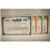 Image 4 : 4 ASSORTED VINTAGE RAILROAD STOCK CERTIFICATES
