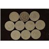 Image 2 : 10 LIBERTY "V" NICKELS: DATES RANGE 1892-1911