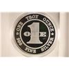 Image 2 : 1 TROY OZ .999 FINE SILVER PF ROUND. 2000 LIBERTY