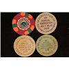 Image 2 : 3-WOODEN CASINO NICKELS FROM LAS VEGAS TROPICANA &