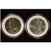 Image 1 : 2-1976-S SILVER BICENTENNIAL KENNEDY HALF DOLLARS