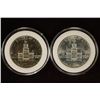 Image 2 : 2-1976-S SILVER BICENTENNIAL KENNEDY HALF DOLLARS