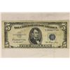 Image 1 : 1953 U.S. $5 SILVER CERTIFICATE, BLUE SEAL.