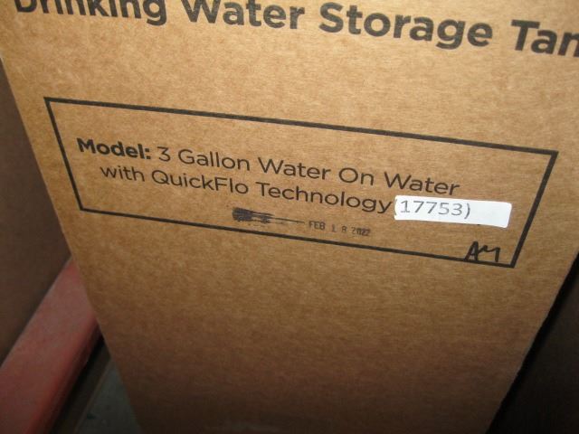 KINETICO 3 GALLON DRINKING WATER STORAGE TANK
