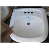 Image 1 : AMERICAN STANDARD MURRO WALL MOUNT SINK W/4" CENTER W/OVERFLOW
