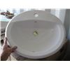 Image 1 : AMERICAN STANDARD WHITE AQUALYN COUNTERTOP SINK, 20X17