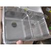 Image 1 : KINDRED DOUBLE SINK W/1 FAUCET HOLE