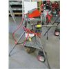 Image 1 : RIGID MODEL 300 POWERDRIVE THREADING MACHINE W/RIGID GREASE GUN & 1 PACKAGE OF 1/2" NPT ALLOY PIPE D