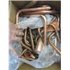 Image 2 : BOX OF ASST. COPPER STUBOUTS & A BOX OF BRASS & COPPER PIPE REDUCERS, VARIOUS SIZES
