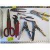 Image 1 : ASST. TIN SNIPS, BENDERS, ETC.