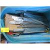 Image 1 : BIN OF MISC. HORIZONTAL SUSPENSION KITS, 19" PIPE SUPPORT, ETC.