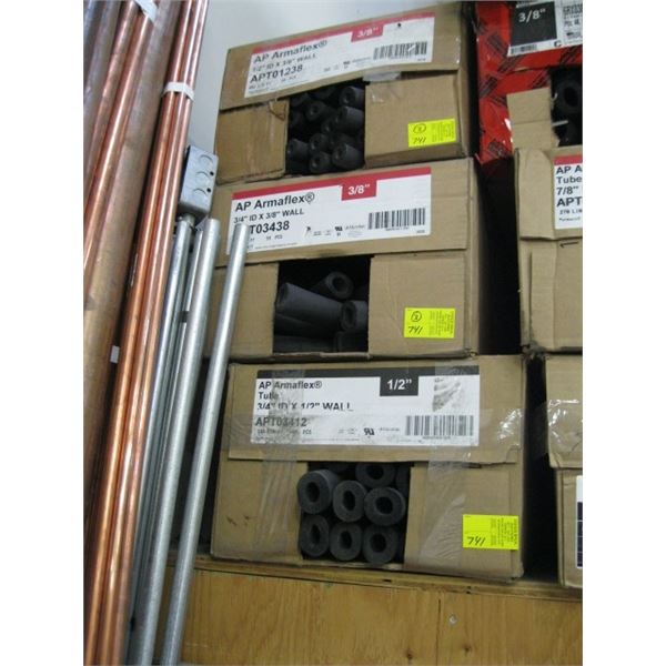 3 BOXES OF ARMAFLEX PIPE COVERING