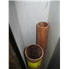 Image 2 : 2 METAL TRAYS & 3 PIECES OF COPPER PIPE