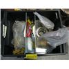 Image 1 : PLASTIC BIN W/ASST. VALVES, VALVE HANDLES, ETC.